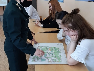 Охраняемые объекты на карте